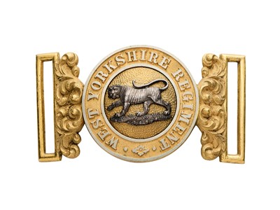 Lot 724 - A WAISTBELT CLASP OF THE WEST YORKSHIRE REGIMENT