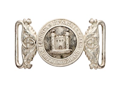 Lot 687 - A WAISTBELT CLASP OF THE NORTHUMBERLAND FUSILIERS