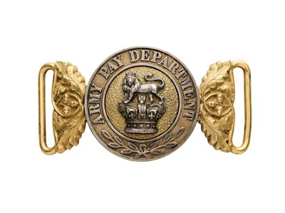 Lot 694 - A WAISTBELT CLASP OF THE ARMY PAY DEPARTMENT