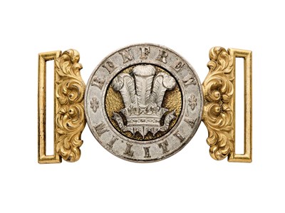 Lot 729 - A WAISTBELT CLASP OF THE RENFREW MILITIA