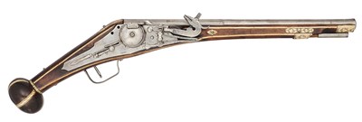 Lot 216 - A GERMAN (AUGSBURG) 32 BORE WHEEL-LOCK HOLSTER PISTOL, LATE 16TH CENTURY