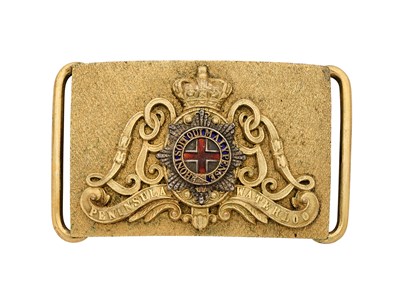 Lot 730 - AN OFFICER'S WAISTBELT PLATE OF THE LIFE GUARDS