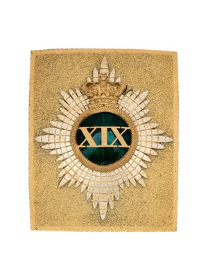 Lot 226 - A 19TH (1ST YORKSHIRE NORTH RIDING) REGIMENT OF FOOT OFFICER'S SHOULDER BELT PLATE, CIRCA 1830-55