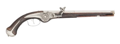 Lot 219 - A DUTCH 32 BORE WHEEL-LOCK HOLSTER PISTOL, MID-LATE 17TH CENTURY