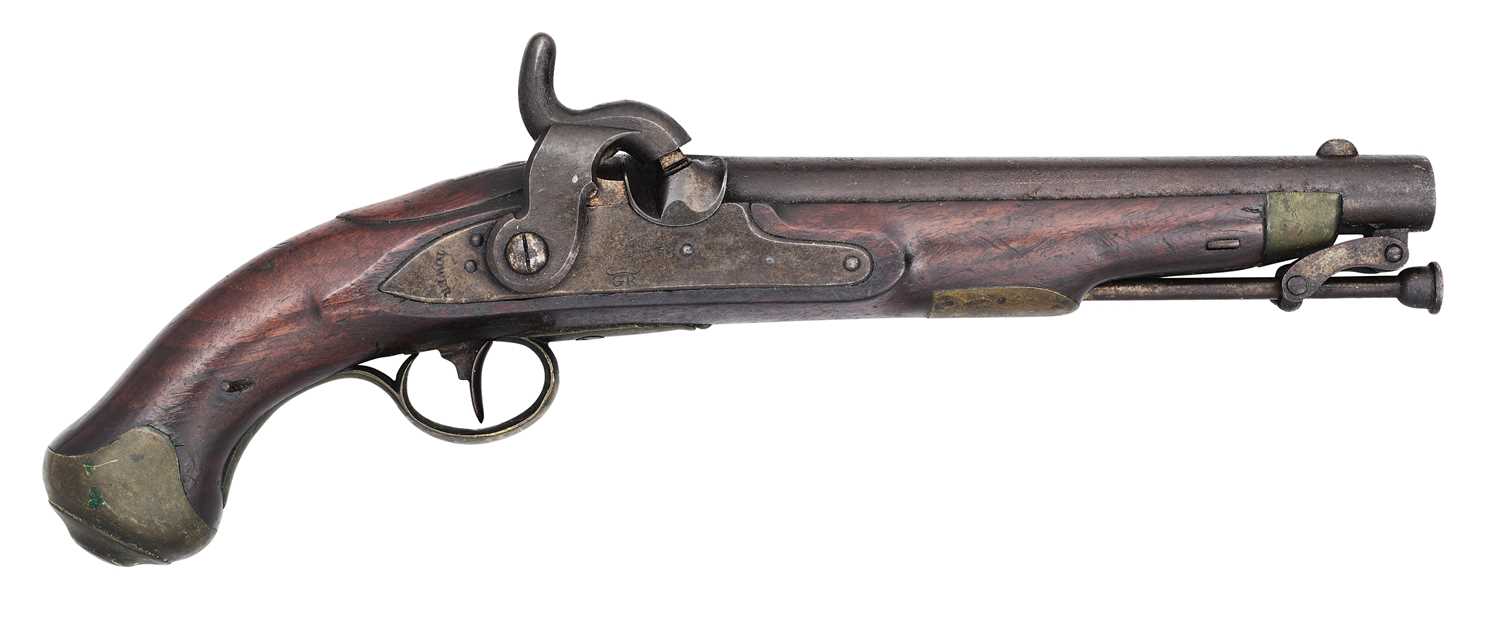 Lot 290 - A 16 BORE GERMAN (HANOVERIAN) MODEL 1806/53