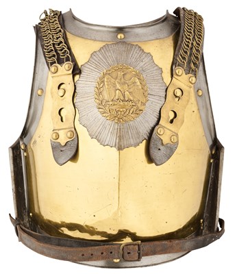 Lot 636 - A FRENCH CAVALRYMAN'S CUIRASS, 19TH CENTURY