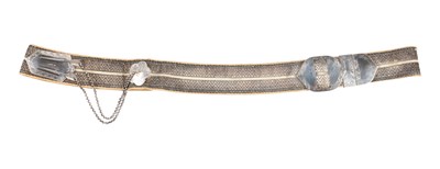 Lot 287 - AN OFFICER'S POUCH BELT OF THE 2ND BOMBAY LIGHT CAVALRY