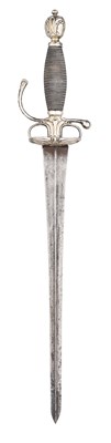 Lot 568 - A CONTINENTAL SILVER-HILTED SMALL-SWORD, MID-18TH CENTURY, POSSIBLY DUTCH