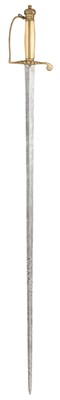 Lot 149 - AN OFFICER’S FIVE-BALL HILTED SPADROON, CIRCA 1790