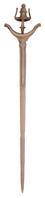 Lot 510 - A RARE SOUTH INDIAN SWORD, LATE 15TH/16TH CENTURY, TAMIL NADU OR TRAVANCORE