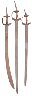 Lot 514 - THREE INDIAN FIRANGIS, 17TH/18TH CENTURY