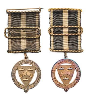 Lot 772 - TWO CASED BOWYERS COMPANY PAST MASTER MEDALS