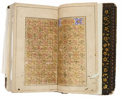 Lot 8 - A QAJAR ILLUMINATED COPY OF THE QUR'AN, PERSIA, SECOND HALF 19TH CENTURY