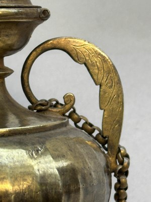 Lot 43 - A SMALL SILVER GILT EWER, LATE MUGHAL, INDIA, CIRCA 1800