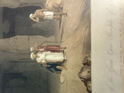 Lot 63 - INTERIOR OF THE GREAT CAVE TEMPLE AT ELEPHANTA, NEAR BOMBAY, AFTER ROBERT MELVILLE GRINDLAY, 1826-30