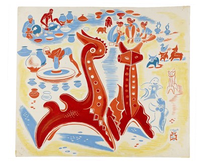Lot 68 - SHIAVAX CHAVDA (1914-1990)