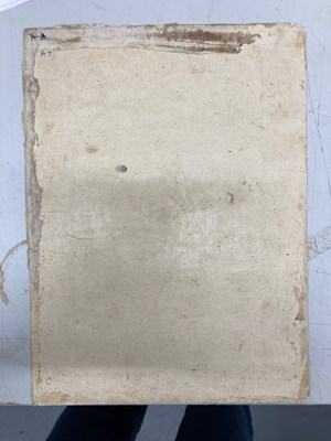 Lot 56 - A PORTRAIT OF PRITHVIRAJ RAJA CHAUHAN, MEWAR, PROBABLY UDAIPUR, CIRCA 1810