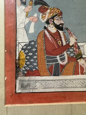 Lot 49 - PORTRAIT OF RAJA SURMA SEN, MANDI, LATE 18TH CENTURY
