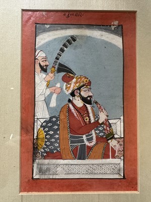 Lot 49 - PORTRAIT OF RAJA SURMA SEN, MANDI, LATE 18TH CENTURY