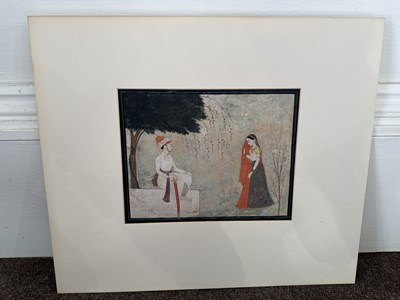 Lot 53 - AN ILLUSTRATION TO A NAYIKA SERIES, GULER, CIRCA 1770-80