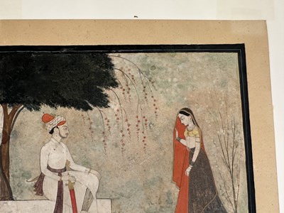 Lot 53 - AN ILLUSTRATION TO A NAYIKA SERIES, GULER, CIRCA 1770-80