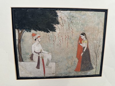 Lot 53 - AN ILLUSTRATION TO A NAYIKA SERIES, GULER, CIRCA 1770-80