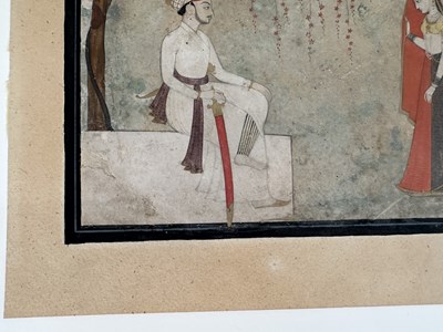 Lot 53 - AN ILLUSTRATION TO A NAYIKA SERIES, GULER, CIRCA 1770-80