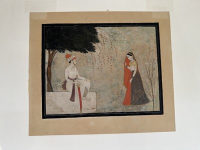 Lot 53 - AN ILLUSTRATION TO A NAYIKA SERIES, GULER, CIRCA 1770-80