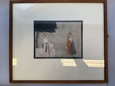 Lot 53 - AN ILLUSTRATION TO A NAYIKA SERIES, GULER, CIRCA 1770-80