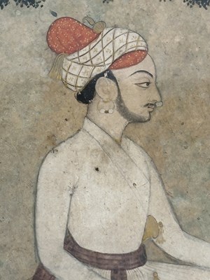 Lot 53 - AN ILLUSTRATION TO A NAYIKA SERIES, GULER, CIRCA 1770-80