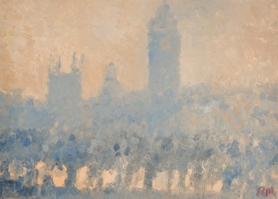 Lot 264 - BERNARD MYERS (BRITISH 1925-2007)