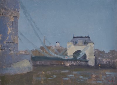 Lot 222 - BERNARD MYERS (BRITISH 1925-2007)