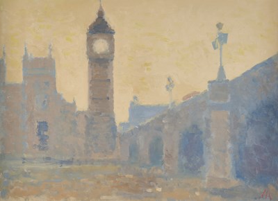 Lot 265 - BERNARD MYERS (BRITISH 1925-2007)