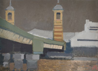 Lot 267 - BERNARD MYERS (BRITISH 1925-2007)