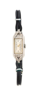 Lot 10 - LADY'S DIAMOND COCKTAIL WATCH, 1920s