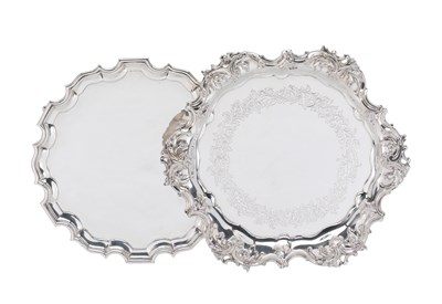 Lot 108 - A GEORGE V SILVER SALVER