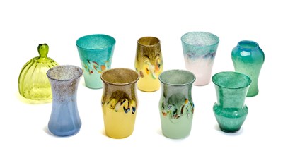 Lot 92 - A COLLECTION OF GLASS VASES
