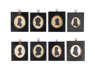 Lot 179 - A SILHOUETTE OF THE REVD. JOHN COLERIDGE, BY MIERS & FIELD, 111 STRAND LONDON, CIRCA 1823-1829
