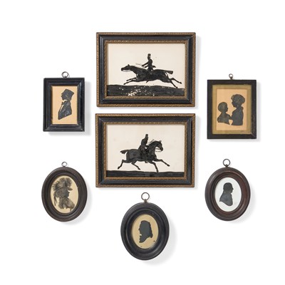 Lot 180 - A SILHOUETTE OF A LADY, ATTRIBUTED TO MRS ISABELLA BEETHAM (BRITISH C.1753-1825)