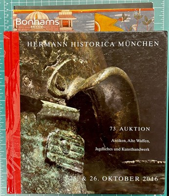 Lot 368 - ARMS & ARMOUR EXHIBITION & AUCTION CATALOGUES: 5 VOLUMES