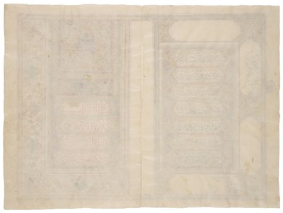 Lot 12 - A RARE QAJAR MARRIAGE CERTIFICATE, PERSIA , DATED 1ST AUGUST 1919