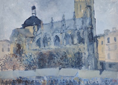 Lot 228 - BERNARD MYERS (BRITISH 1925-2007)