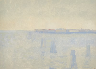 Lot 248 - BERNARD MYERS (BRITISH 1925-2007)