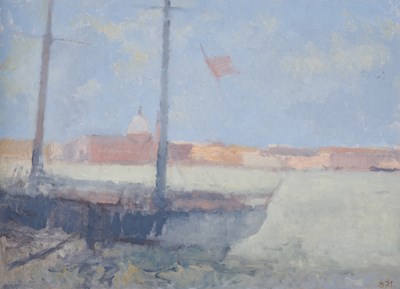 Lot 247 - BERNARD MYERS (BRITISH 1925-2007)