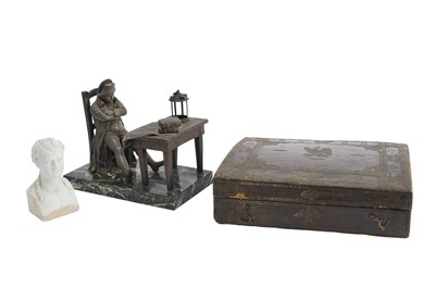 Lot 131 - A FRENCH NAPOLEONIC DISPATCH BOX, 19TH CENTURY