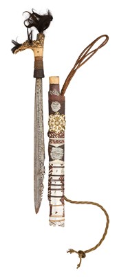 Lot 138 - A DYAK HEAD HUNTER’S SWORD, 19TH CENTURY AND LATER