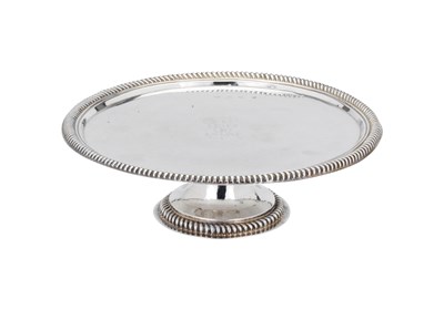 Lot 164 - A QUEEN ANNE SILVER TAZZA