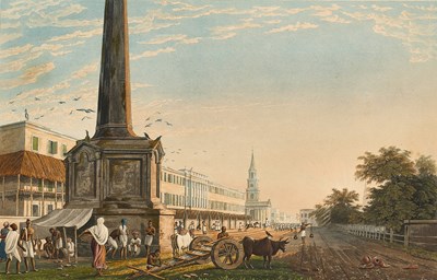 Lot 331 - A VIEW OF WRITERS BUILDING, AFTER JAMES BAILLIE FRASER, PUBLISHED 1824