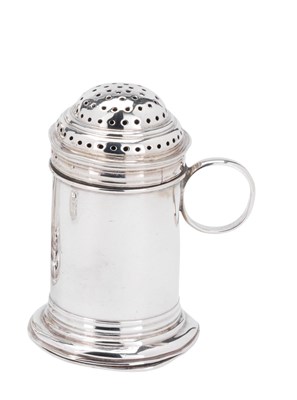 Lot 167 - A QUEEN ANNE SILVER KITCHEN PEPPER