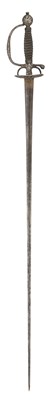 Lot 56 - A FRENCH SILVER-HILTED SMALL-SWORD, MID-LATE 18TH CENTURY